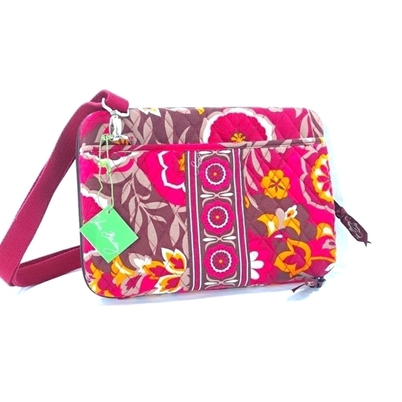 Vera Bradley Bags Vera Bradley Nwt Mini Laptop Case Crossbody Bag